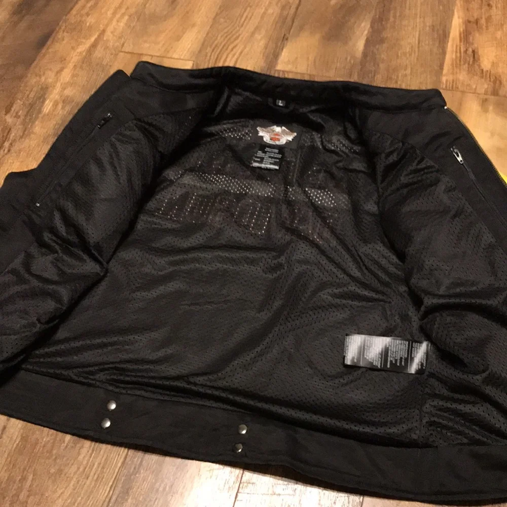 Harley Davidson Soft Shell Riding Jacket Mesh - Picture 9 of 9